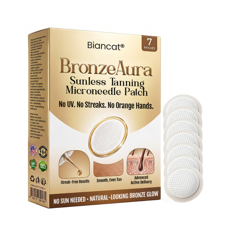 Biancat® BronzeAura Sunless Tanning Microneedle Patch🔥(A)