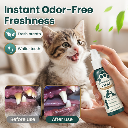 Timilk® TrustedPet Oral Care Spray - Easy Daily Dental Support🔥
