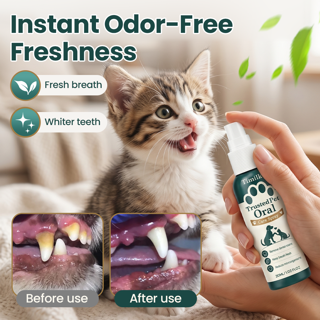 Timilk® TrustedPet Oral Care Spray - Easy Daily Dental Support(A)