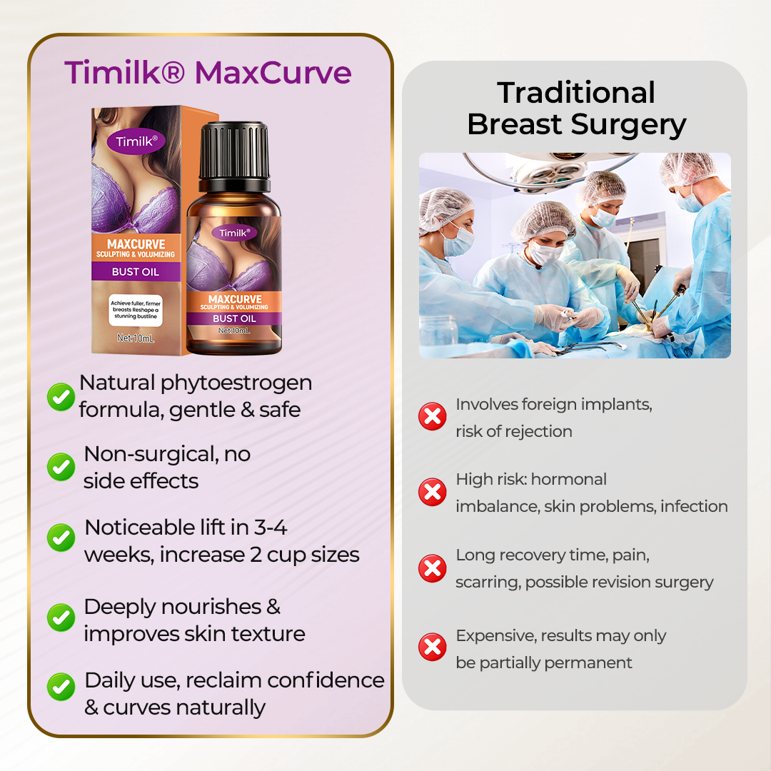 (NEW)Timilk® MaxCurve Sculpting & Volumizing Bust Oil 🌸 — Say Goodbye to Sagging & Flat Busts 💖, Get Fuller, Firmer Curves 📈, Non-Surgical ✅, Try It Now! 🔥（A）