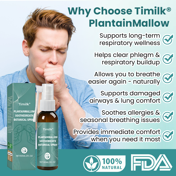 Timilk® PlantainMallow SootheBreath Botanical Spray🔥 (A)