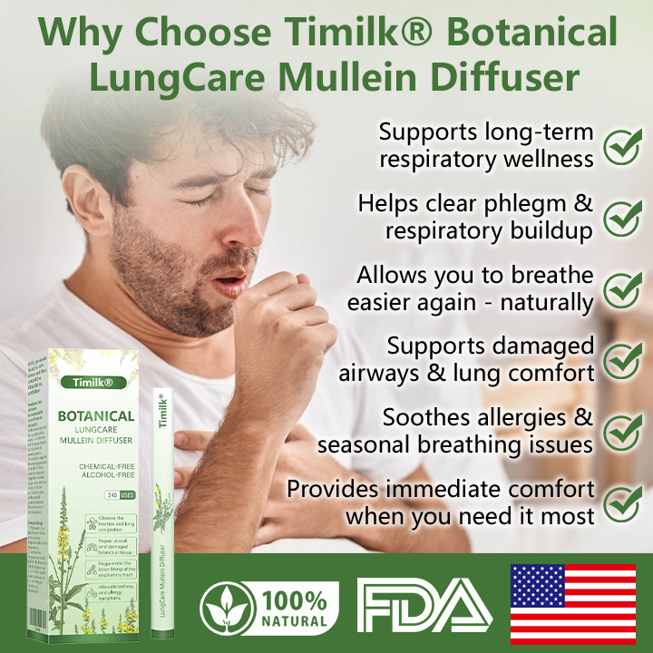 Timilk® Botanical LungCare Mullein Diffuser 🔥