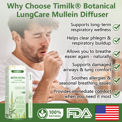Timilk® Botanical LungCare Mullein Diffuser 🔥