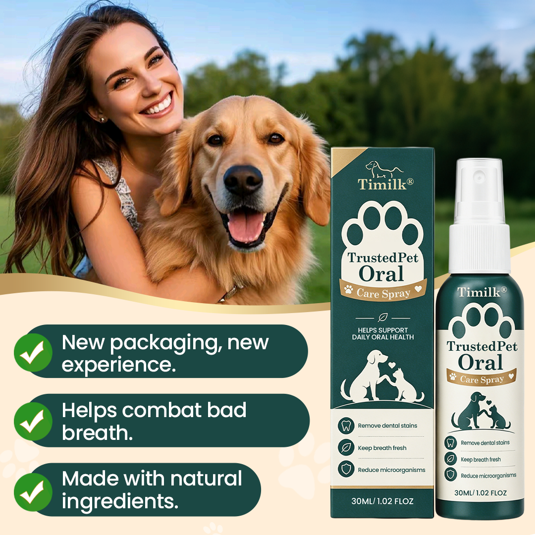 Timilk® TrustedPet Oral Care Spray - Easy Daily Dental Support🔥