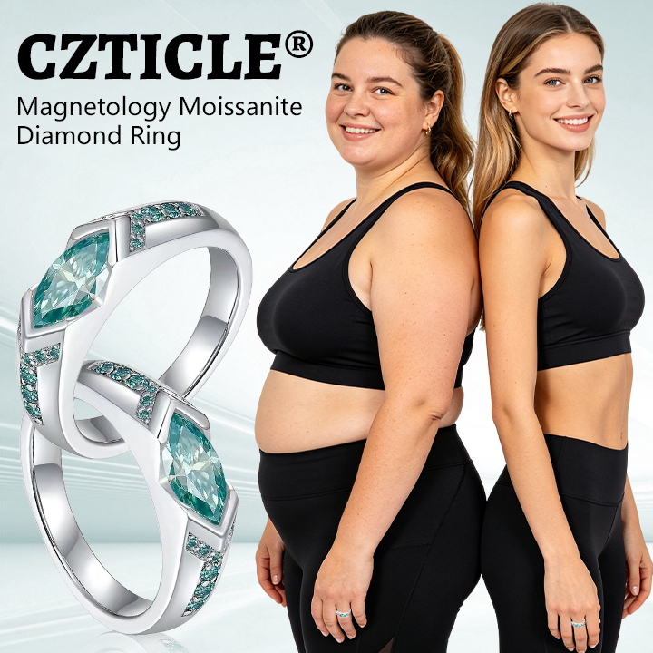 CZTICLE® Magnetology Moissanite Diamond Ring 🔥