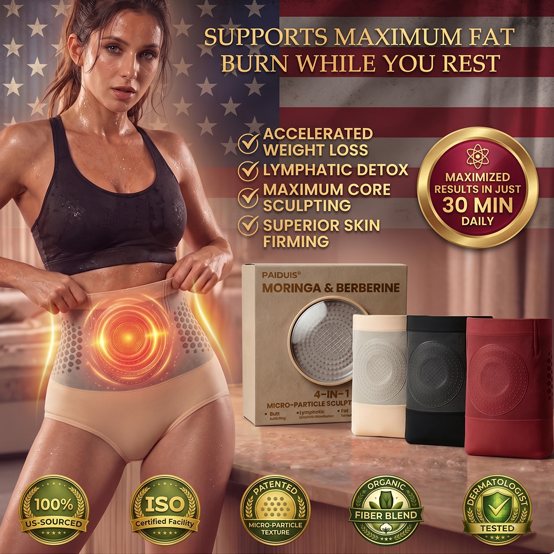 Paiduis® Moringa & Berberine 4-In-1 Micro-Particle Sculpting Shorts (A)
