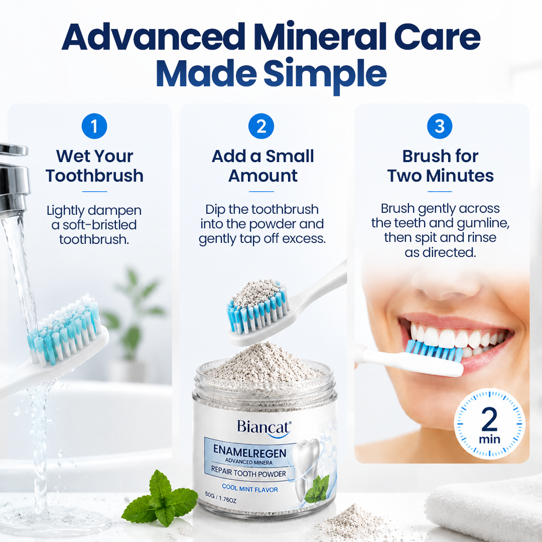 Biancat® EnamelRegen Advanced Mineral Repair Tooth Powder🔥🔥