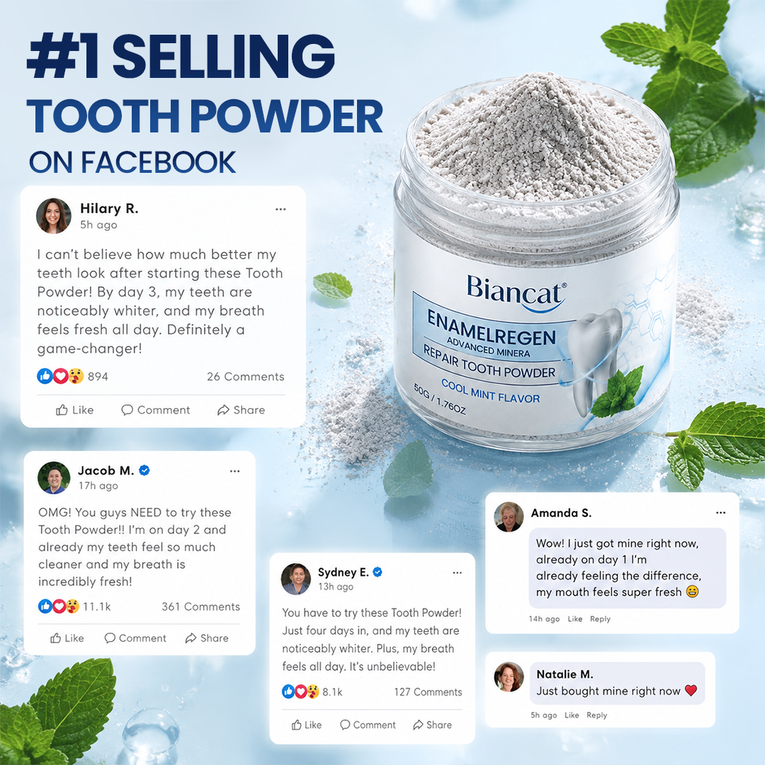 Biancat® EnamelRegen Advanced Mineral Repair Tooth Powder🔥🔥