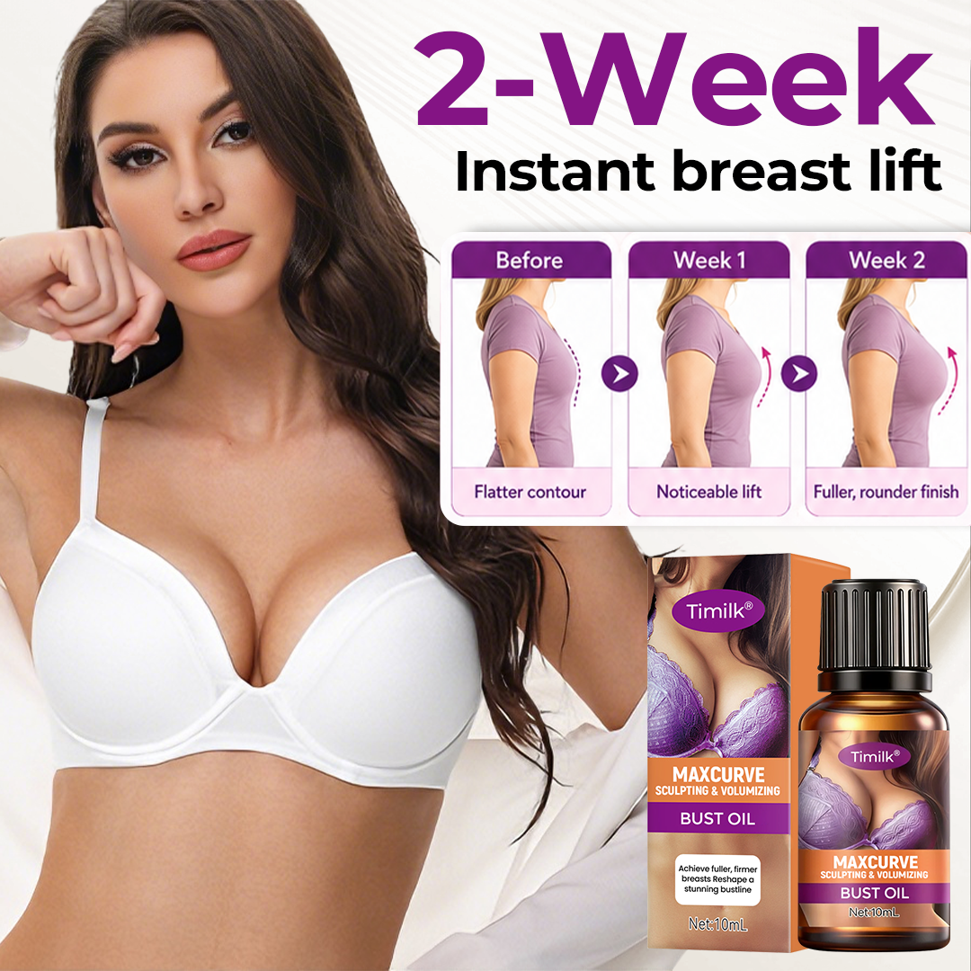 (NEW)Timilk® MaxCurve Sculpting & Volumizing Bust Oil 🌸 — Say Goodbye to Sagging & Flat Busts 💖, Get Fuller, Firmer Curves 📈, Non-Surgical ✅, Try It Now! 🔥（A）