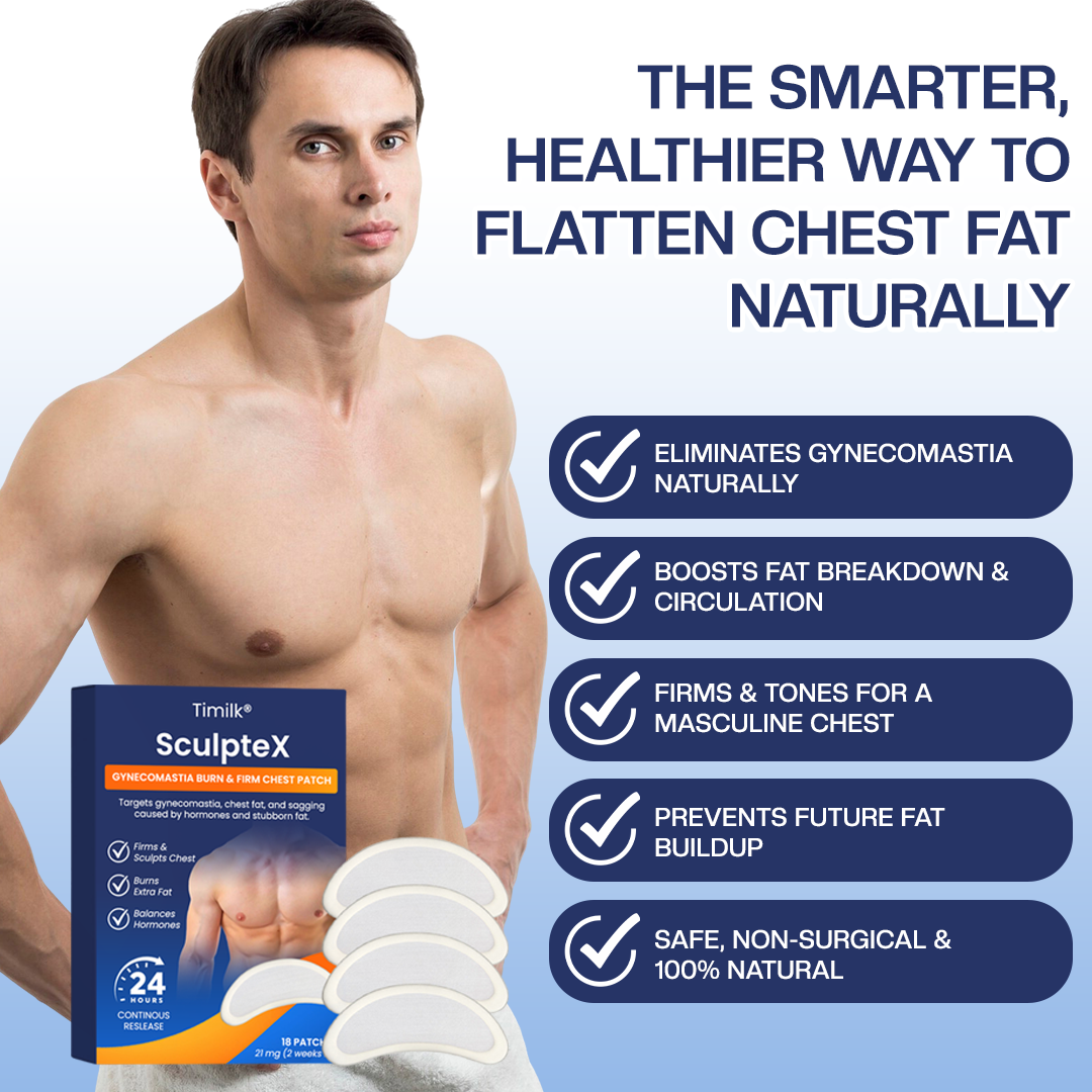 Timilk® SculptXX Gynecomastia Burn & Firm Chest Patch🔥(A)