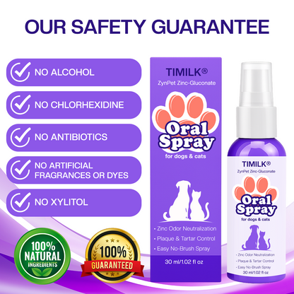 Timilk® ZynPet Zinc-Gluconate Oral Spray（A）