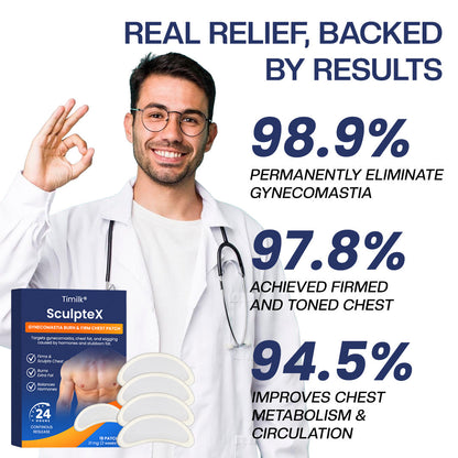 Timilk® SculptXX Gynecomastia Burn & Firm Chest Patch🔥(A)