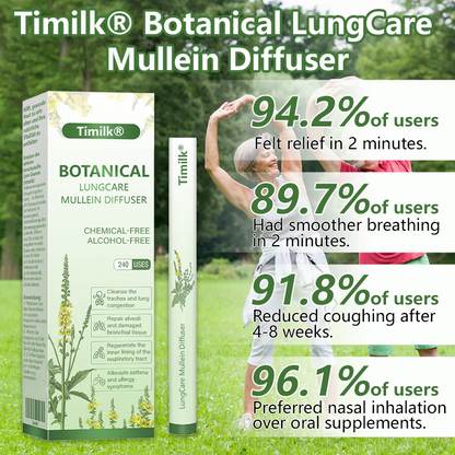 Timilk® Botanical LungCare Mullein Diffuser 🔥