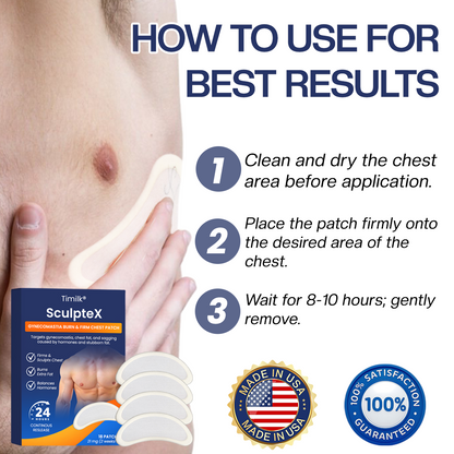Timilk® SculptXX Gynecomastia Burn & Firm Chest Patch🔥(A)