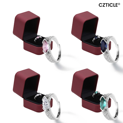 CZTICLE® Magnetology Moissanite Diamond Ring 🔥