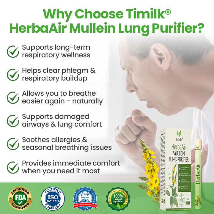 Timilk® HerbaAir Mullein Lung Purifier 🔥 (A)