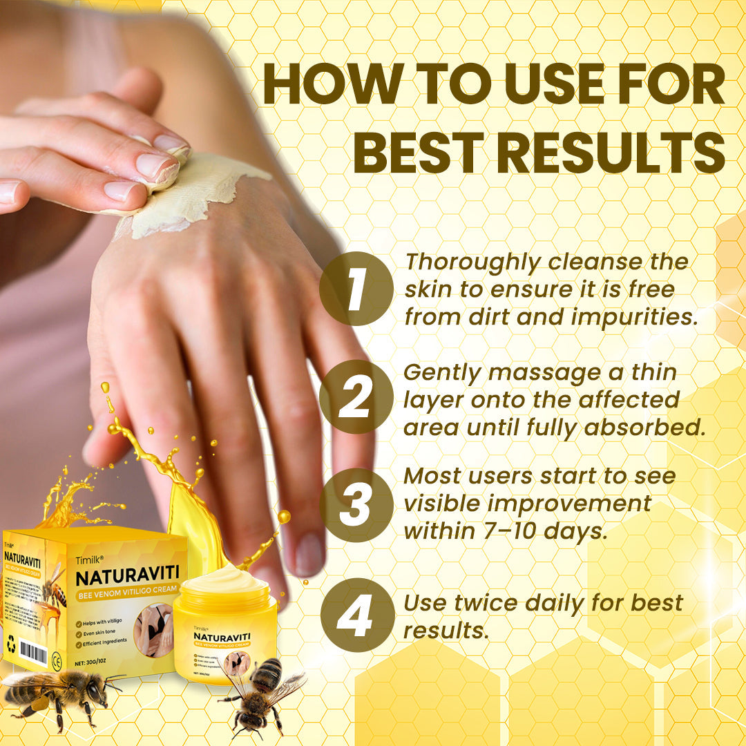 Timilk® NaturaViti Bee Venom Vitiligo Cream（A)