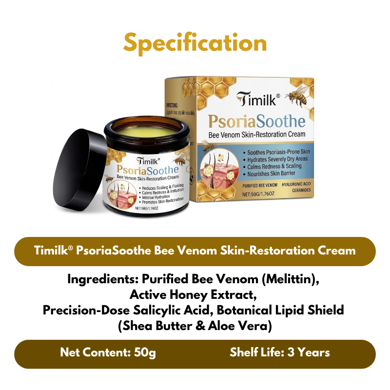 Timilk® PsoriaSoothe Bee Venom Skin-Restoration Cream(A)