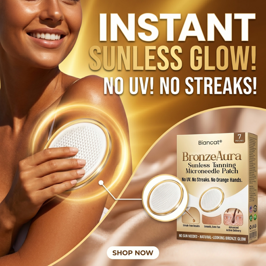 Biancat® BronzeAura Sunless Tanning Microneedle Patch🔥（A）