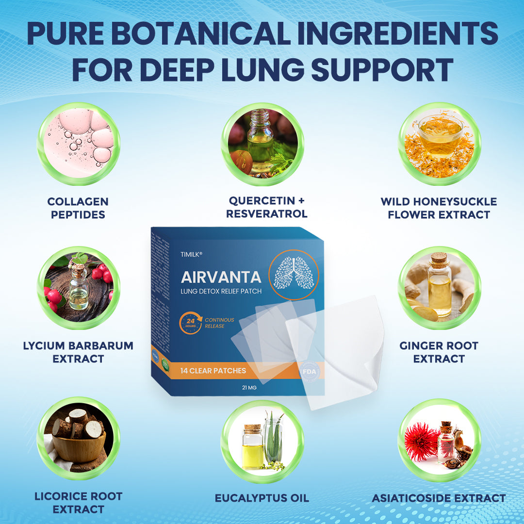 Timilk® AirVanta Lung Detox Relief Patch🔥（A）
