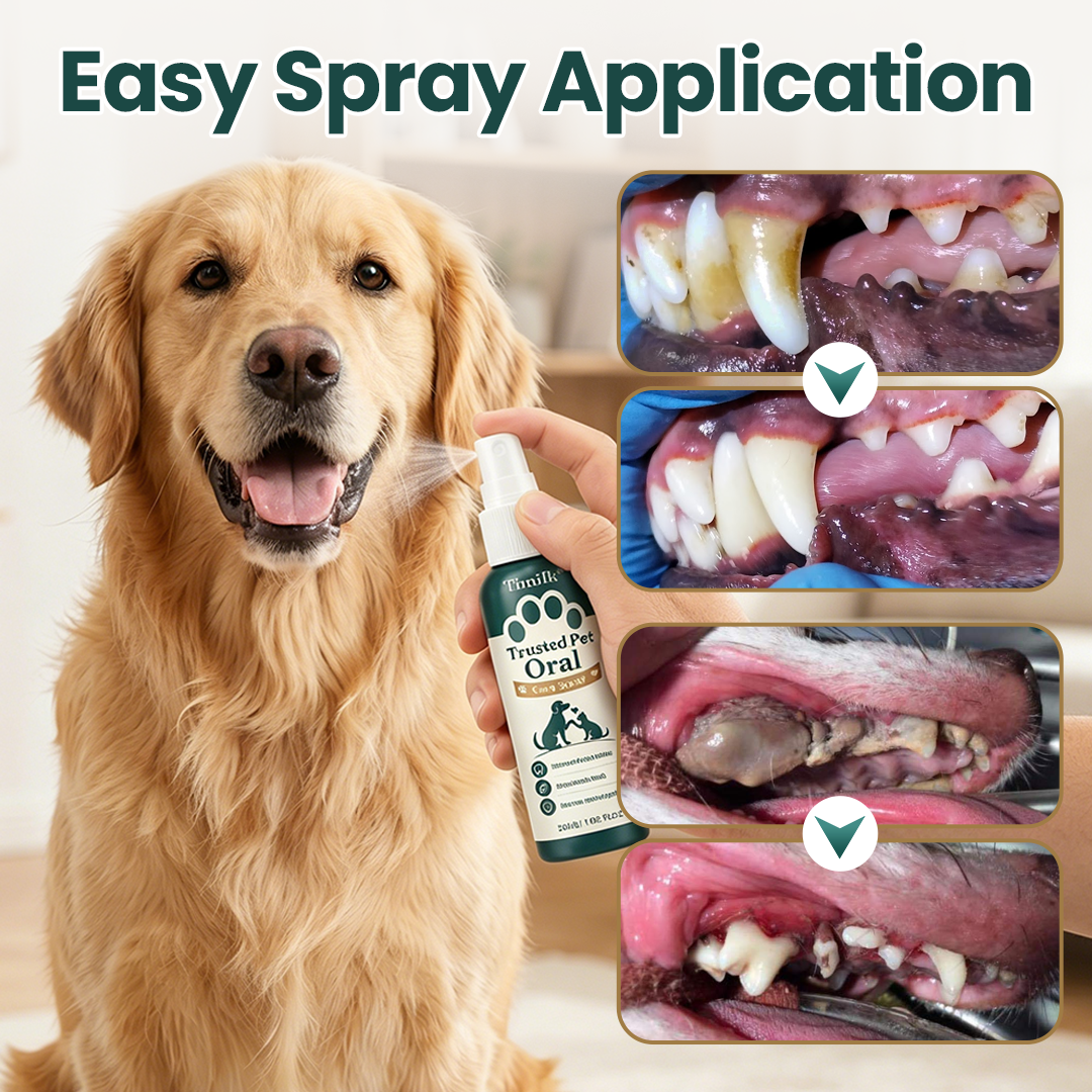 Timilk® TrustedPet Oral Care Spray - Easy Daily Dental Support🔥