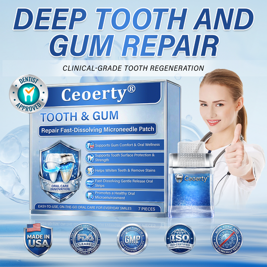 Ceoerty® Tooth & Gum Repair Fast-Dissolving Microneedle Patch (A)