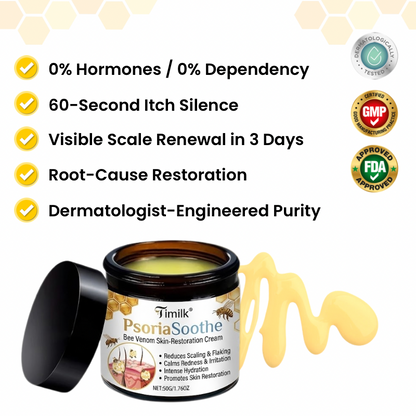 Timilk® PsoriaSoothe Bee Venom Skin-Restoration Cream(A)