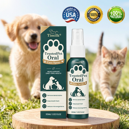 Timilk® TrustedPet Oral Care Spray - Easy Daily Dental Support(A)