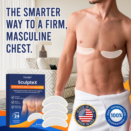 Timilk® SculptXX Gynecomastia Burn & Firm Chest Patch🔥（A）